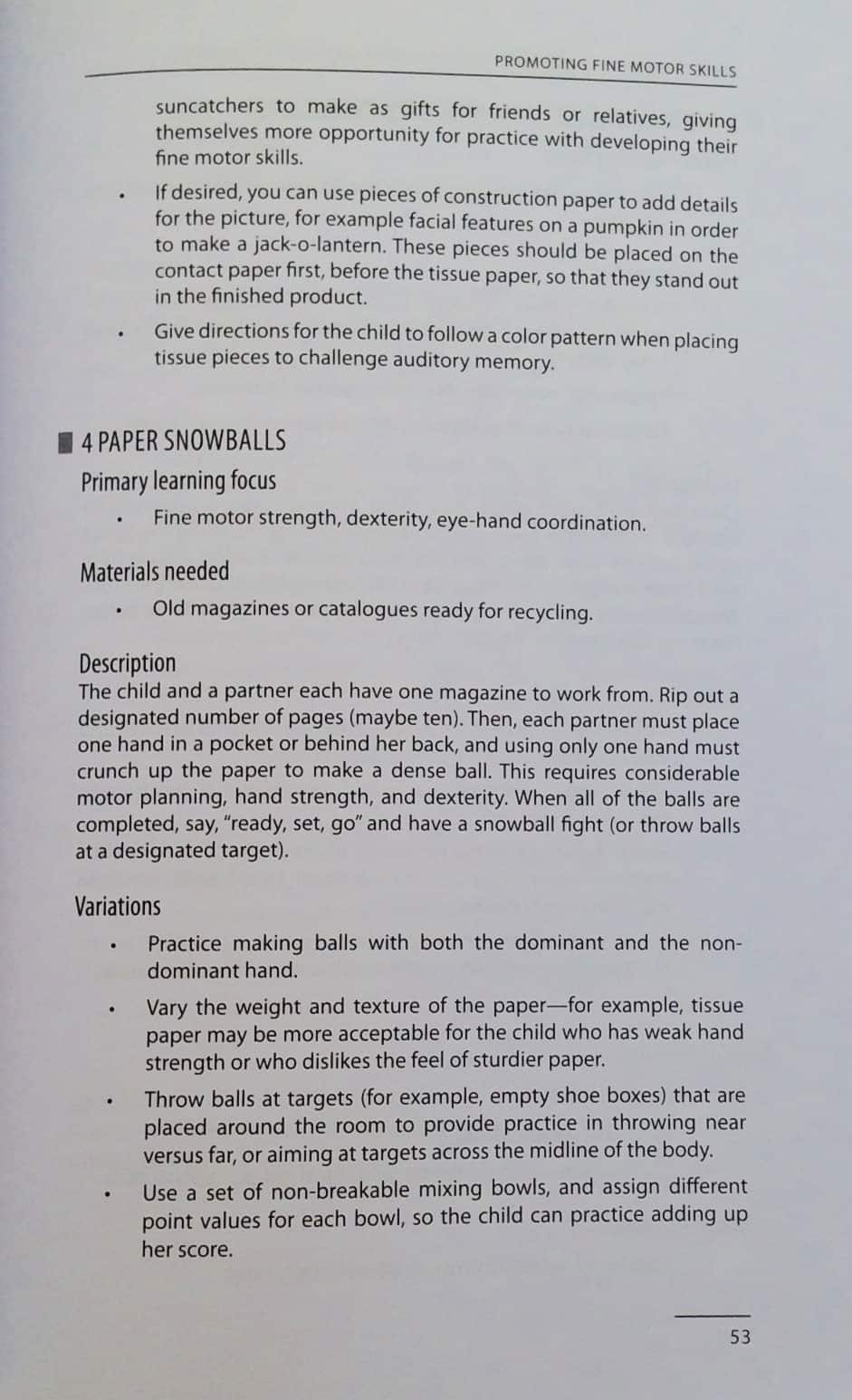 Simple Low-Cost Games and Activities for Sensorimotor Learning - Image 5