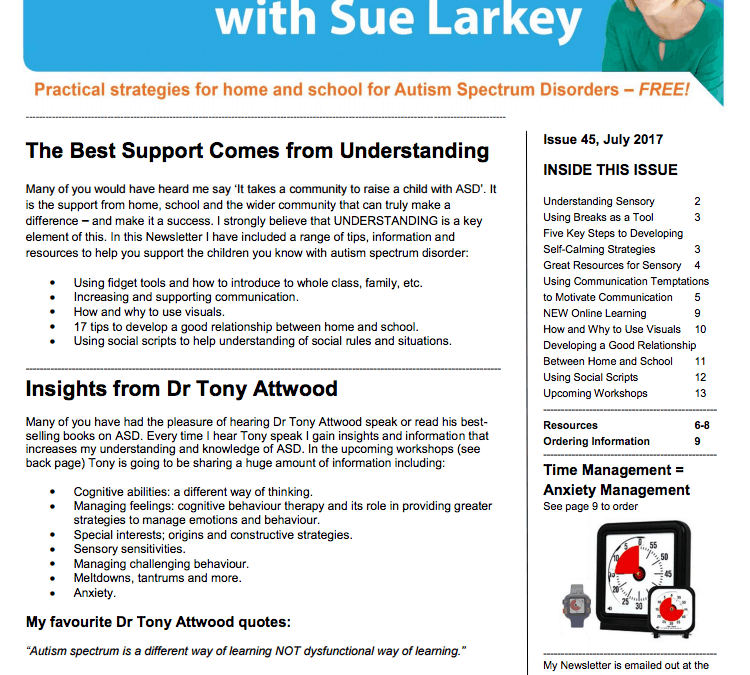 Complete Sue Larkey Term 3 2017 Newsletter