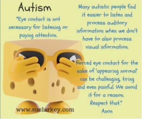 Eye Contact Info Eye Contact & Autism