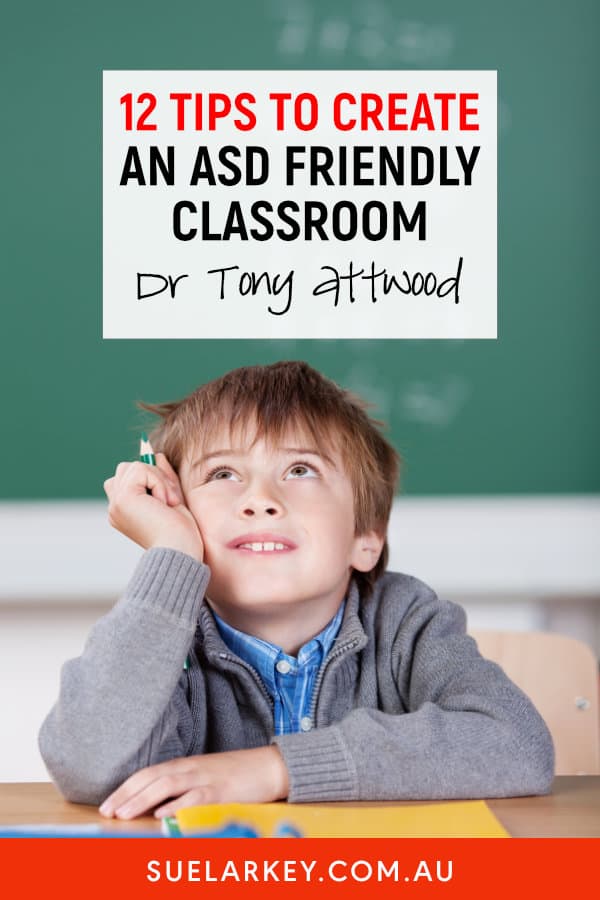 Ask Dr Tony - creating ASD friendly classroom Tip Sheet Tile