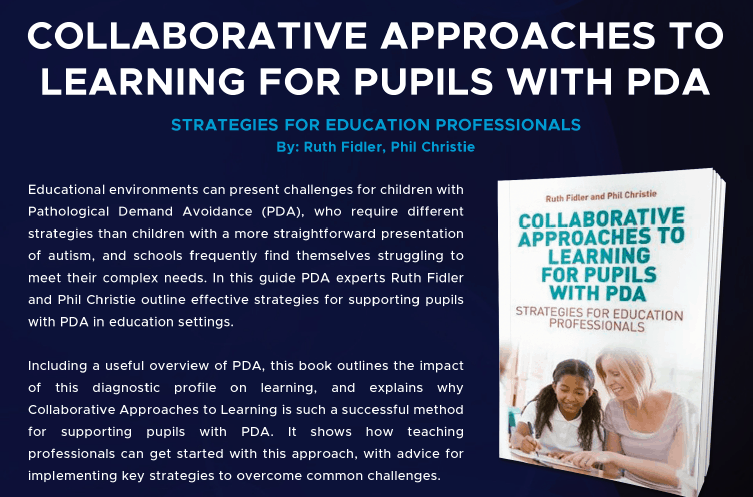 Guide for educators on supporting children with PDA, featuring strategies, resources, and insights for effective learning