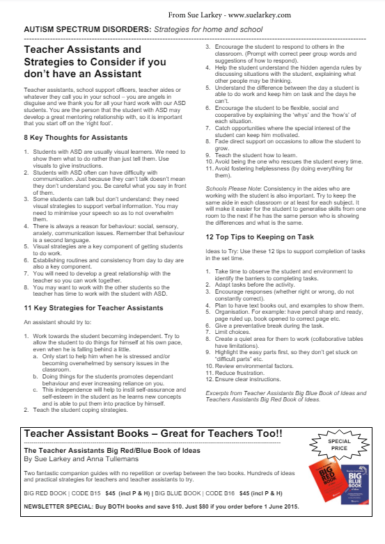 Teacher Assistant Strategy Preview