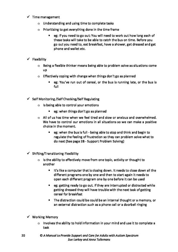 A Manual To Provide Support and Care for Adults with Autism Spectrum - Image 7
