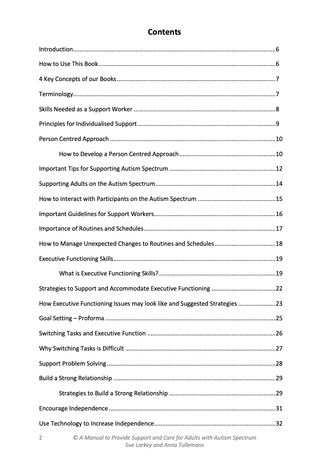 A Manual To Provide Support and Care for Adults with Autism Spectrum - Image 2