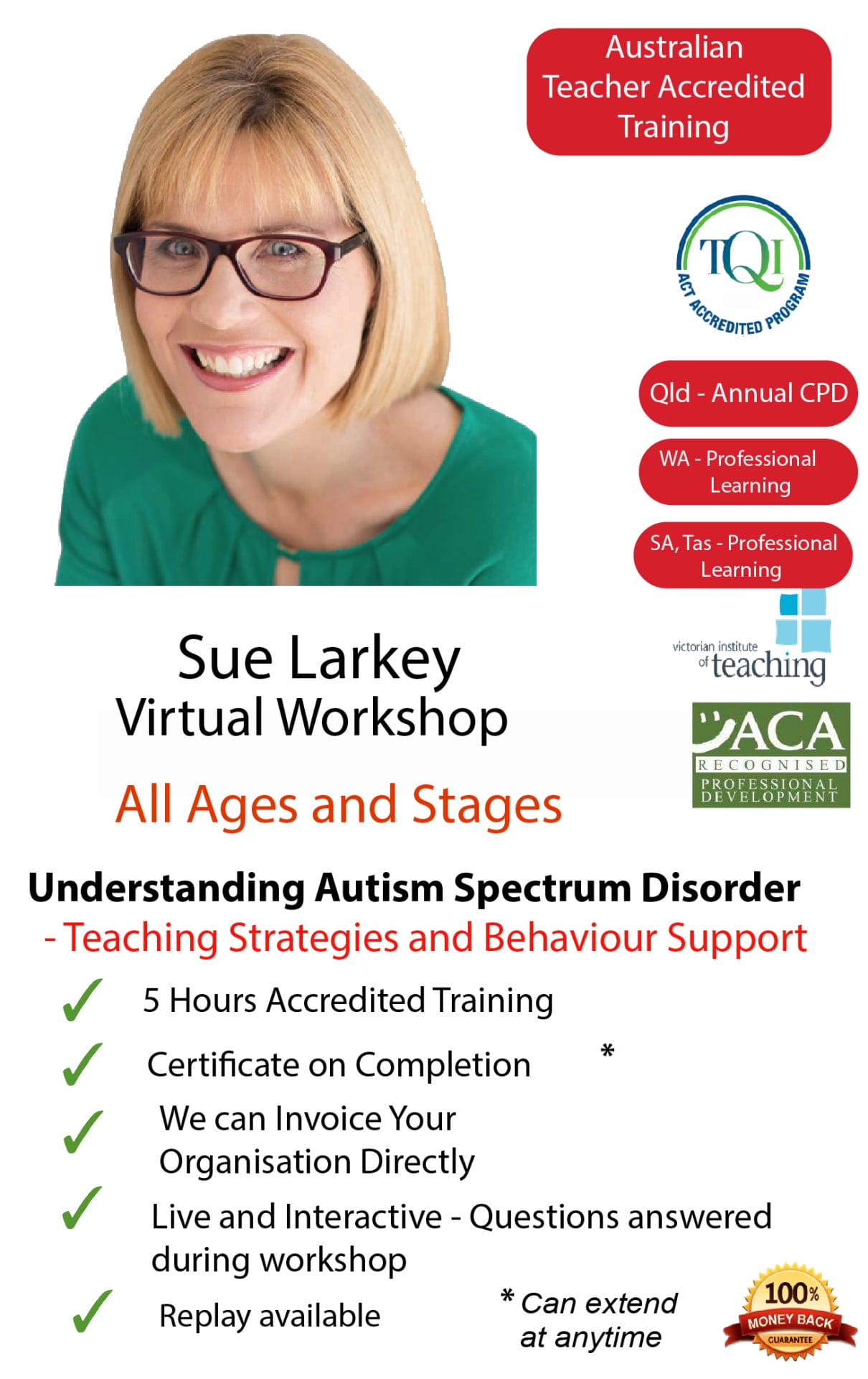 Sue Larkey Understanding ASD Course