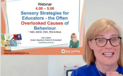 Episode 119: Webinar Replay – Sensory Strategies for Educators – the often Overlooked Causes of Behaviour