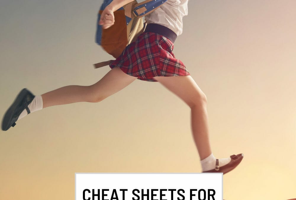 Episode 130: Cheat Sheets for Transition – How to Use Sue Larkey’s Cheat Sheets