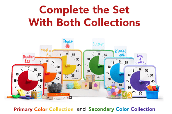 Time Timer - 20cm (Medium) Classroom Set (Set of 3) - Image 3