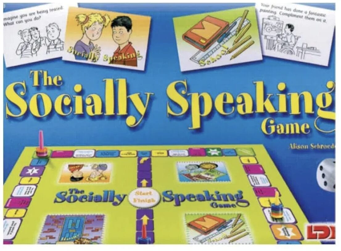 the socially speaking board game