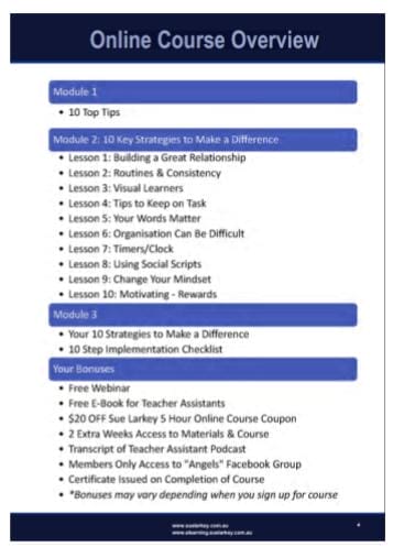 Teacher Assistant - Flyer Teacher Assistant Course Flyer