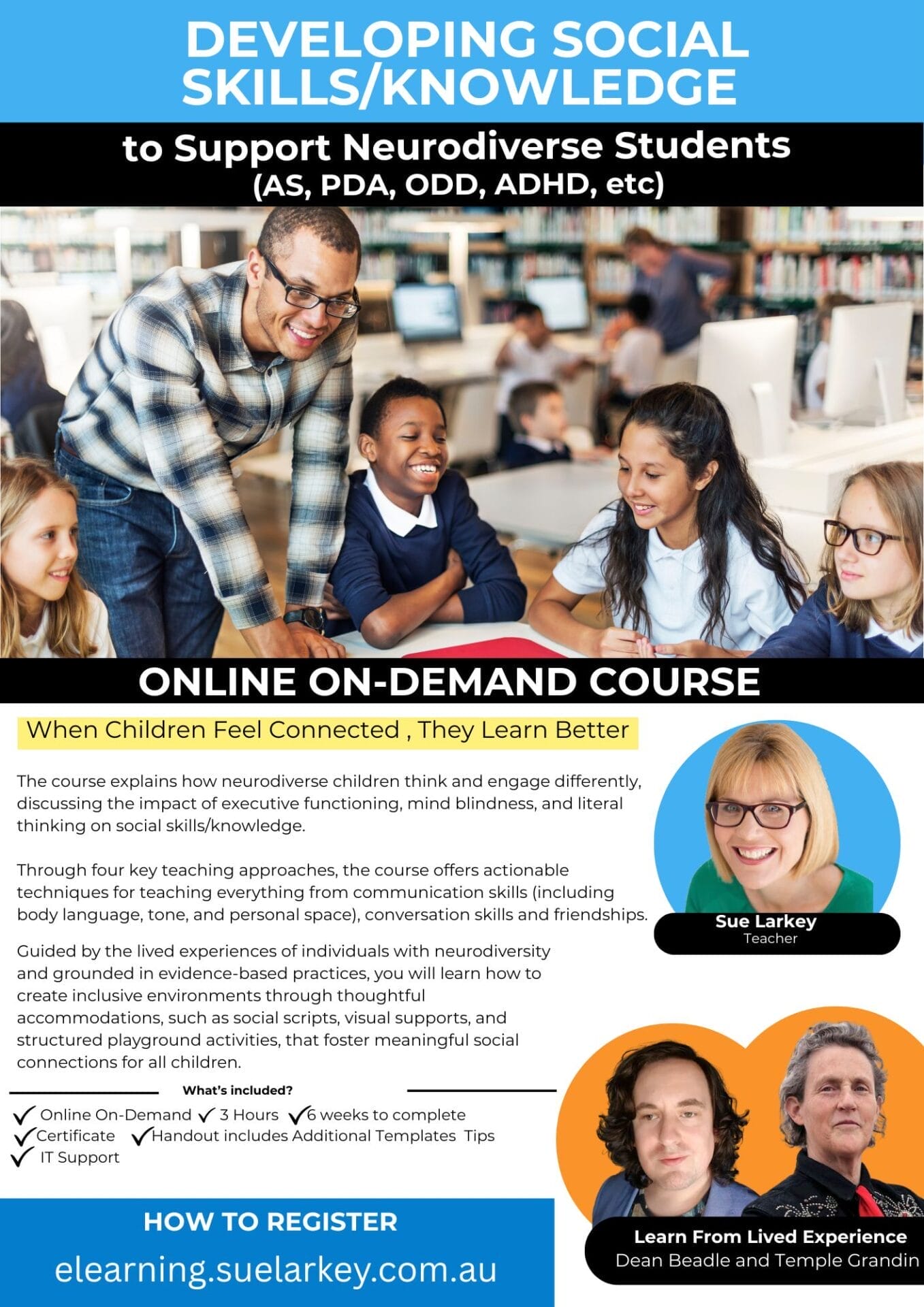 Developing Social Skills Course Flyer