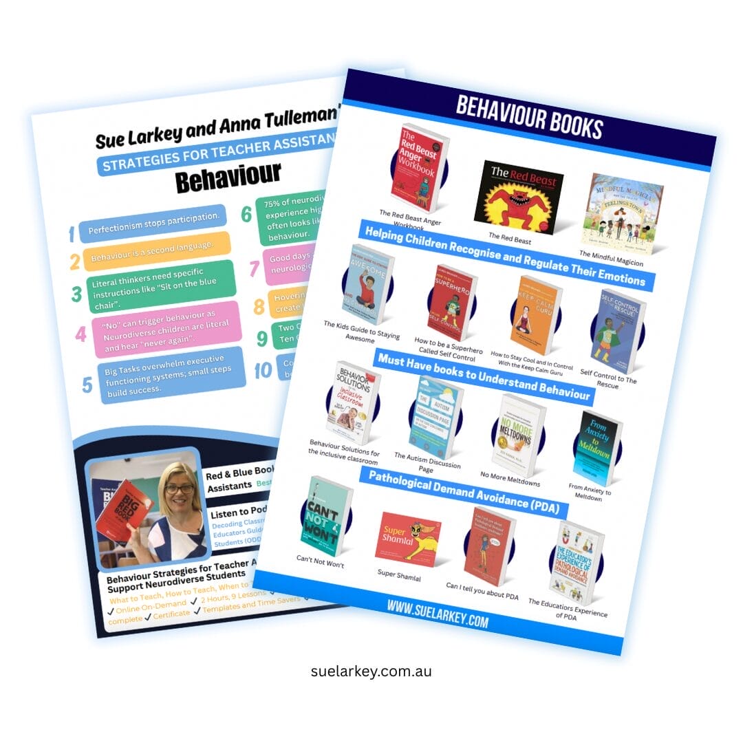 Teacher Assistant Autism Strategies