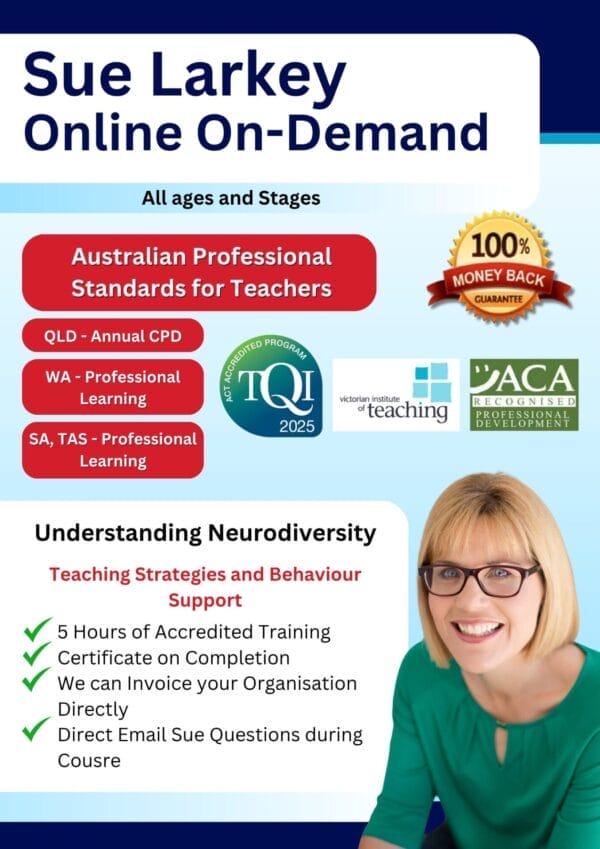 Sue Larkey Live Virtual Workshop - Friday 5 Sep 2025